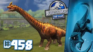 MAXING UP THE BRACASTACKASAURUS!!! || Jurassic World - The Game - Ep 458 HD