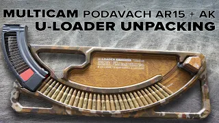 Unpacking AR15 + AK U-Loader in camo by Podavach. Full video.