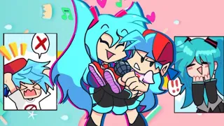 Boyfriend and Miku Being Wholesome Siblings! (Friday Night Funkin' Comic Dub Compilation)