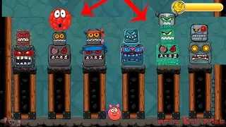 All 6 BOSS battles with " Red Bilberry " in Red Ball 4  Update