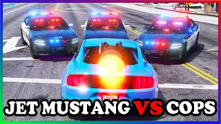 GTA 5 Roleplay - JET MUSTANG VS COPS | RedlineRP