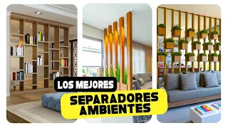 Estos SEPARADORES DE AMBIENTES son la mejor idea de DECORACION para el hogar - SIN CONSTRUIR PAREDES