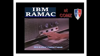 Vintage Computer: IBM RAMAC COMZ EU 1960's IBM 7330, 7010 (NATO, Logistics)