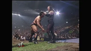 The Undertaker & Big Show vs  Rock & Mankind   Buried Alive Match  SmackDown, Sept  9, 1999