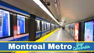 Montreal Metro Station (Guy-Concordia - Green Line) #montrealmetro #montrealpublictransit