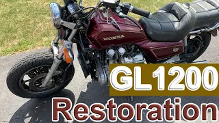 Honda GL1200 restoration | Carburetor cleaning | Part 1