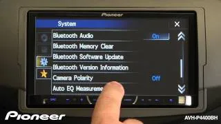 How To - AVH-P4400BH - Adjust System Settings