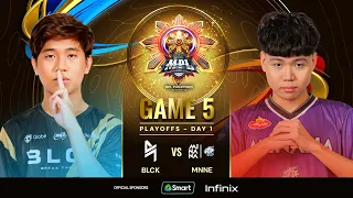 MPL PH S13 - PLAYOFFS DAY 1 - BLCK vs MNNE - GAME 5