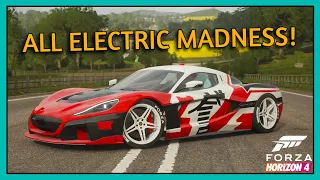 Forza Horizon 4: ALL ELECTRIC MADNESS! | FH4 2019 Rimac Concept 2! (Build and Customization)