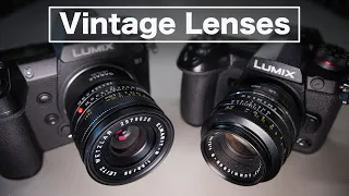 Vintage Lenses on Lumix Cameras –how to get the best results