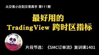 【第111期】最好用的TradingView跨时区指标，做外汇必备！|  Sessions on  Chart | Market Sessions | ICT Killzones