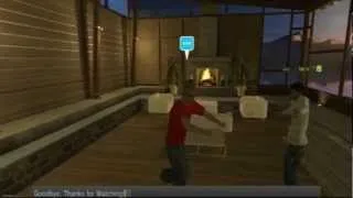 PlayStation Home: Lakeside Log Cabin