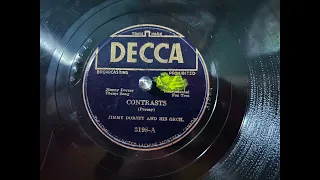 Jimmy Dorsey - Contrasts @dingodogrecords #78rpm #record #records