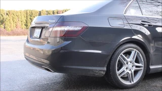 2011 Mercedes Benz E550 Second Cat and Resonator Delete (Factory Muffler) | AnthonyJ350