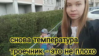 ВЛОГ : Снова температура 🙁 Троечник - это не плохо 👍 25.04.24