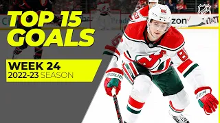 Must-See NHL Goals of Week 24 | Crosby, Hughes, McDavid | 2022-23 Season