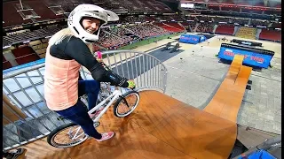 BMX GIRL vs MEGA RAMP!