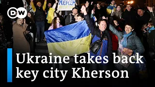 Ukrainian troops enter city of Kherson | DW News