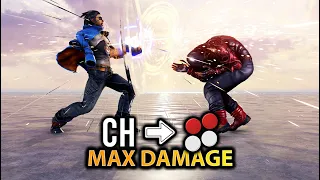 Hwoarang F1+2 Combos | +Max Damage