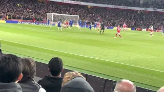 Martin Ødegaard Makes It 2-0 For Arsenal v Chelsea 2/5/23