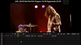 RHCP - Californication solo live at Pinkpop 2006 - TABS