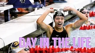 Day in the Life of a College Swimmer | Meet Day