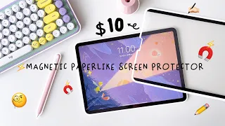 🧲 magnetic paperlike screen protector for iPad : cheap paperlike alternative, removable + review 🤔