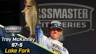 Trey McKinney leads Day 3 of Bassmaster Elite at Lake Fork with 97 pounds, 5 ounces