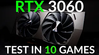 RTX 3060 12GB | i7 8700K | 10 Games Tested | GTAV,BF5,4,PUBG,RDR2,R6,DIVISION2....