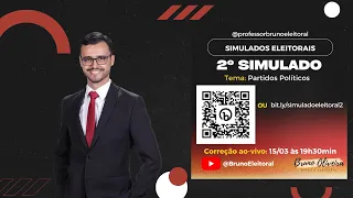 Simulados Eleitorais | Unificado Justiça Eleitoral | Simulado 2 | Partidos Políticos