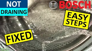 Bosch Washing Machine not Draining Water - Fixed