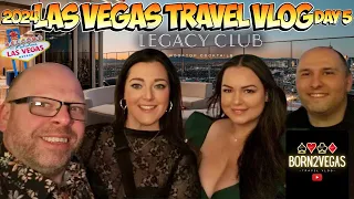 TOP OF BINIONS & LEGACY CLUB - Vegas Travel Vlog, Day 5 - Nacho Daddy | Mickie Finnz - March 2024