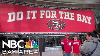 49ers fans take over Las Vegas ahead of Super Bowl