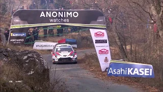 WRC Rallye Monte-Carlo 2019 Highlights SS13 + SS14 Ogier, Neuville, Loeb, Latvalla, Tanak.