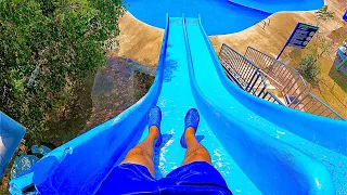 Kids Kamikaze Water Slide at El Rollo Parque Acuático