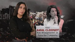 How Amal Clooney has disappeared on Gaza for 7 months