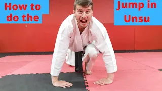 How to perform the jump in the kata Unsu