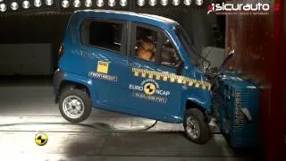 Bajaj Qute - Crash test Euro NCAP Microcar