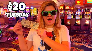 I Put $20 into 10 Different Slots at SUNCOAST in Las Vegas.. Here's What Happened!