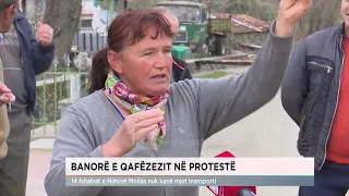 Banorët e Qafëzezit në protestë. 14 fshatrat e Njësisë Mollas nuk kanë mjet transporti