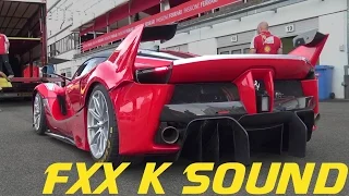 Ferrari FXX K - Start up and LOUD SOUND!