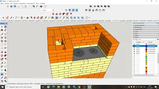 Порядовка отопительно варочной печи ОВИК 1.