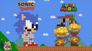 Robo Sonic would be OP in Super Mario Bros (Mario Cartoon Animation)