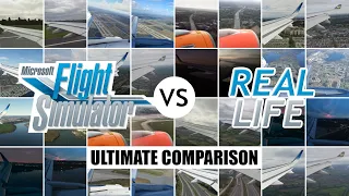 Microsoft Flight Simulator (FS2020) vs Real Life | ULTIMATE COMPARISON