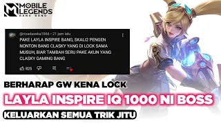 Ketika subscriber Beharap Gw Kena Lock Pakai Layla Inspire!