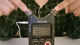 냅다 타스캠 마이크 긁는 ASMR | Tascam Tapping & Scratching ASMR (No Talking)