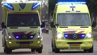 [Duitse] Ambulances, HAP, MICU en Politie met spoed onderweg in Enschede