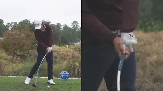 YANI TSENG - HANDS THRU IMPACT (CLOSE UP) POWER DRIVER SWING 2014 CME TIBURON GOLF COURSE 1080p HD