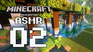 ASMR PL | Relaks z Minecraftem #02 - Podwodny ogród i wodna winda (gameplay, szept)