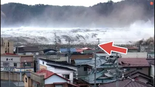 Mega-Tsunami absorbs Kamaishi City Japan 2011